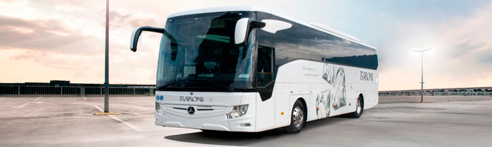 Weelchair accessible Mercedes-Benz coaches with chauffeur - NCC Italy Baroni Autonoleggi Umbria