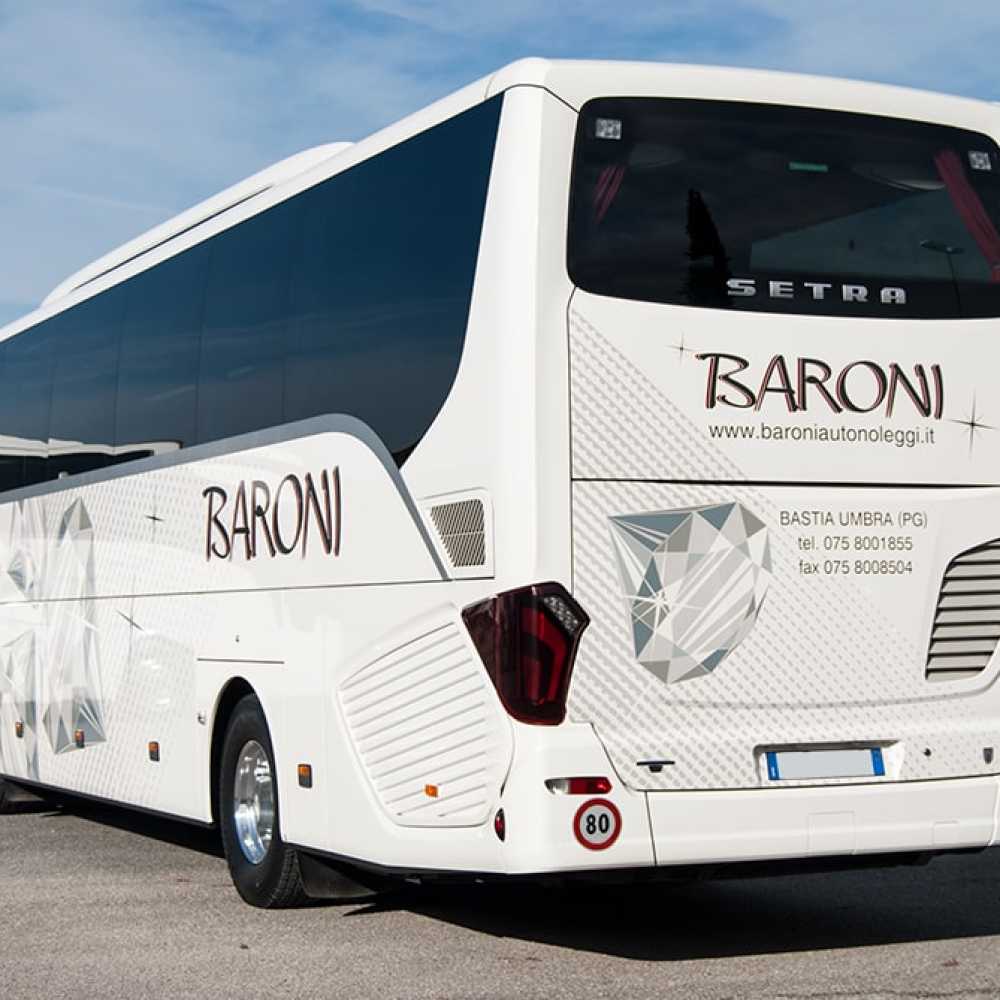 Pullman noleggio con conducente Perugia Assisi Baroni Autonoleggi